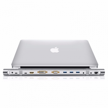 绿联Type-C多功能扩展坞，雷电3转HDMI+VGA+DVI网口 绿联Type-C多功能扩展坞，雷电3转HDMI+VGA+DVI网口